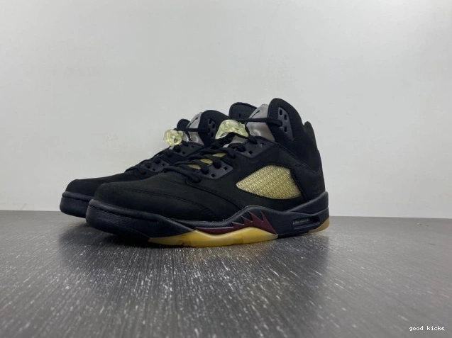 Cheap Black x A Air 5 Maniere Ma Jordan FD1330-001 0707
